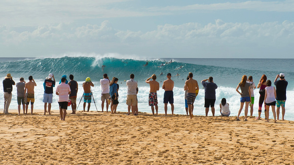 The Drop and The Peanut Gallery Pipe Oahu 122114